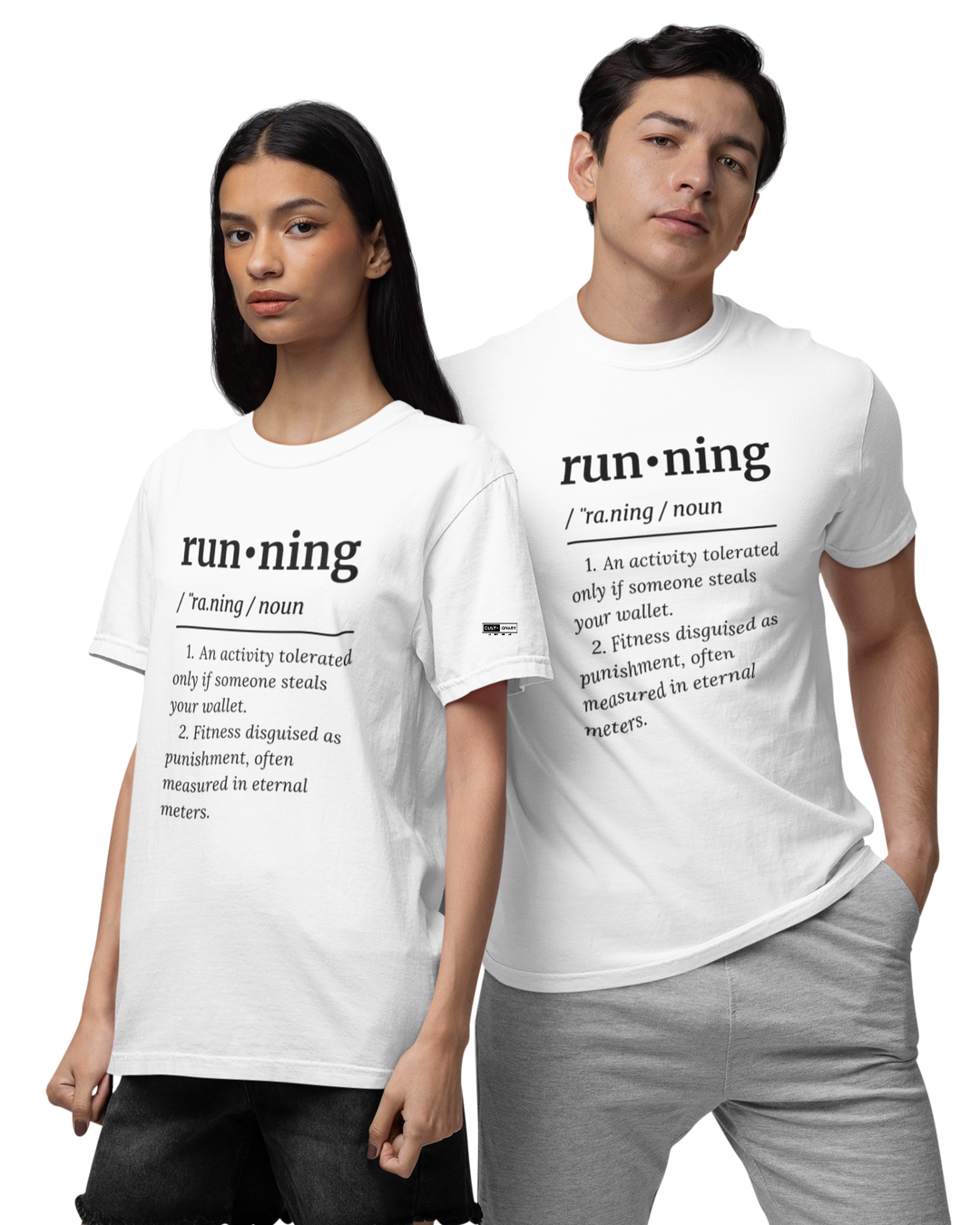 Running Definition Unisex  Tee - Light | Cult-ionary
