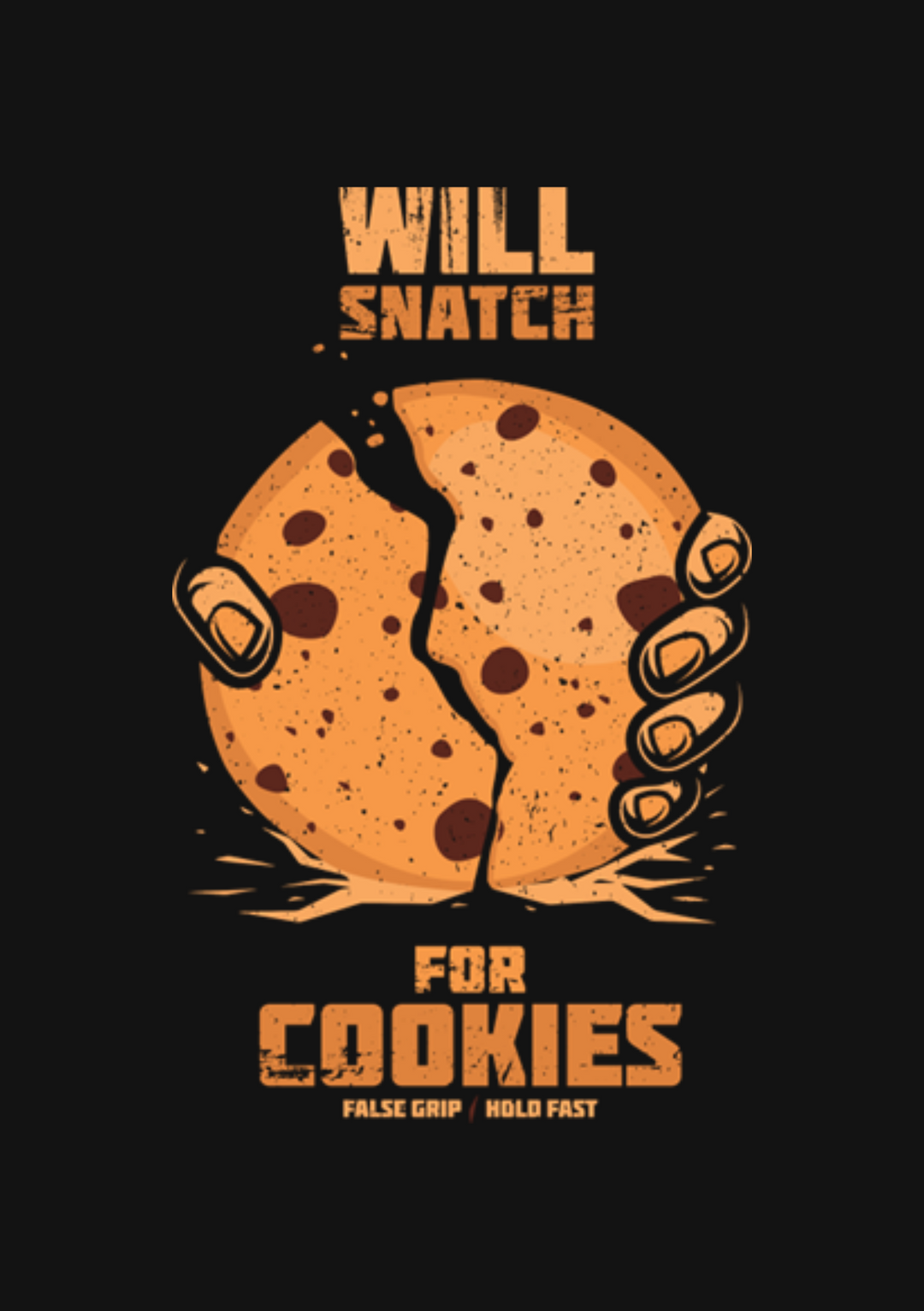 Crop Tank SNATCH FOR COOKIES - Preto