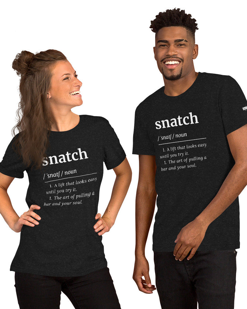 SNATCH DEFINITION TEE UNISEX FRENTE