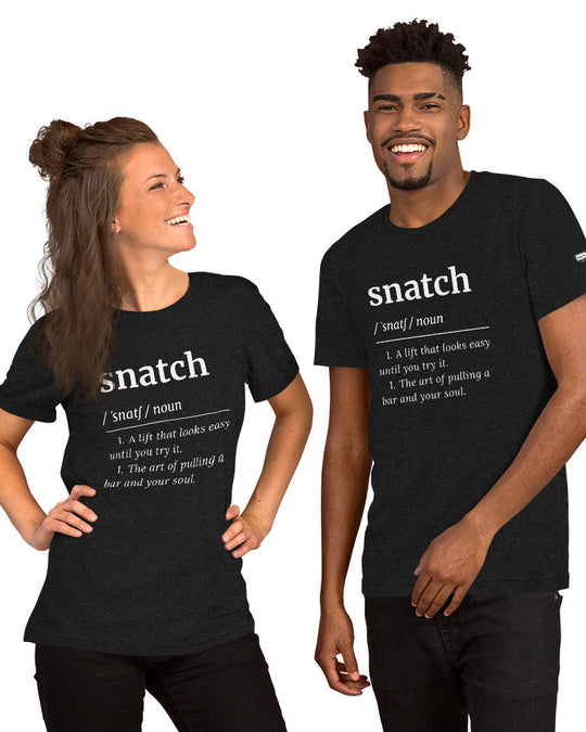 SNATCH DEFINITION TEE UNISEX FRENTE