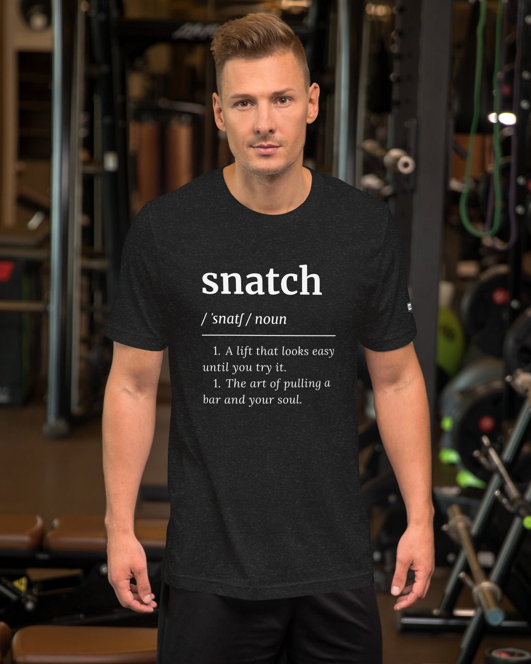 SNATCH DEFINITION TEE UNISEX FRENTE MEN