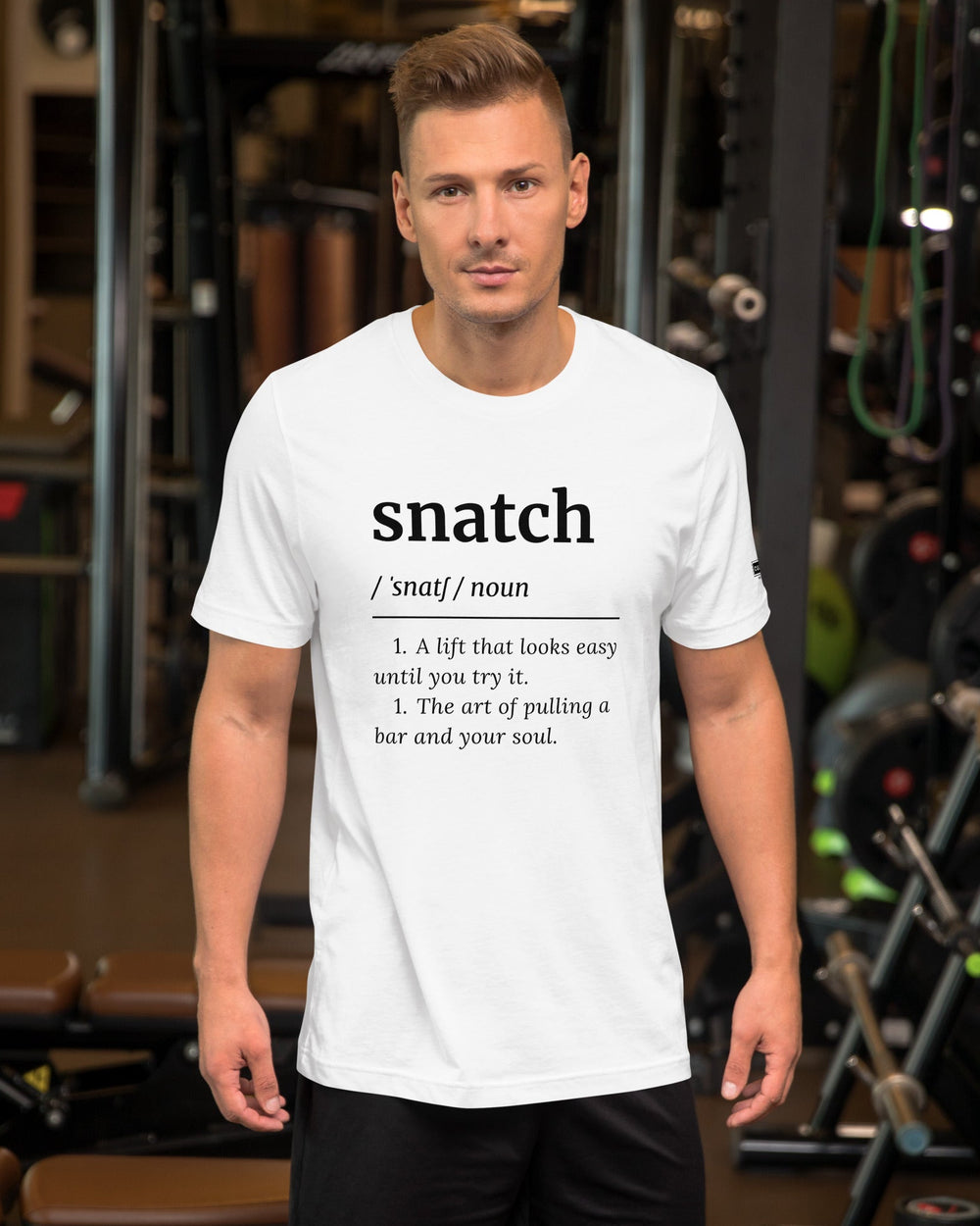 SNATCH DEFINITION TEE WHITE
