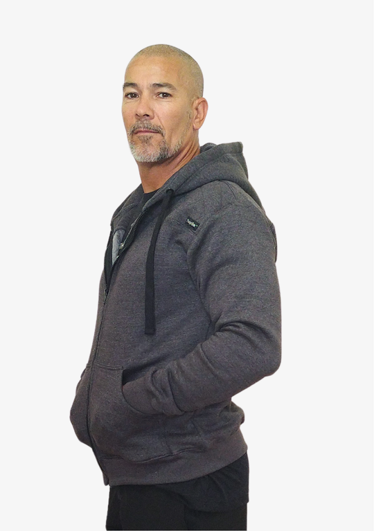 ZIP HOODIE Storm Grey