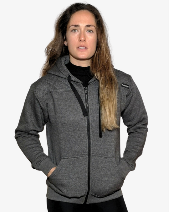 Unisex Storm Gray ZIP-HOODIE