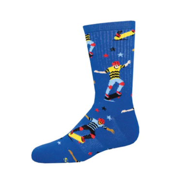 Later Skater- Junior crew socks (7-10 anos)