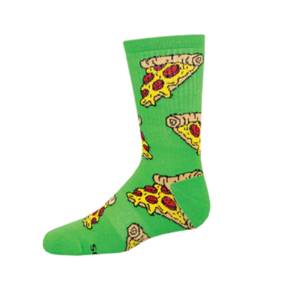 Pepperoni extra cheese!- Junior crew socks (7-10 anos)