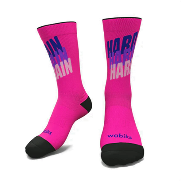 Train Hard - Pink - Meias Unissexo
