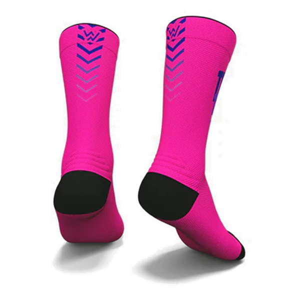 Train Hard - Pink - Meias Unissexo