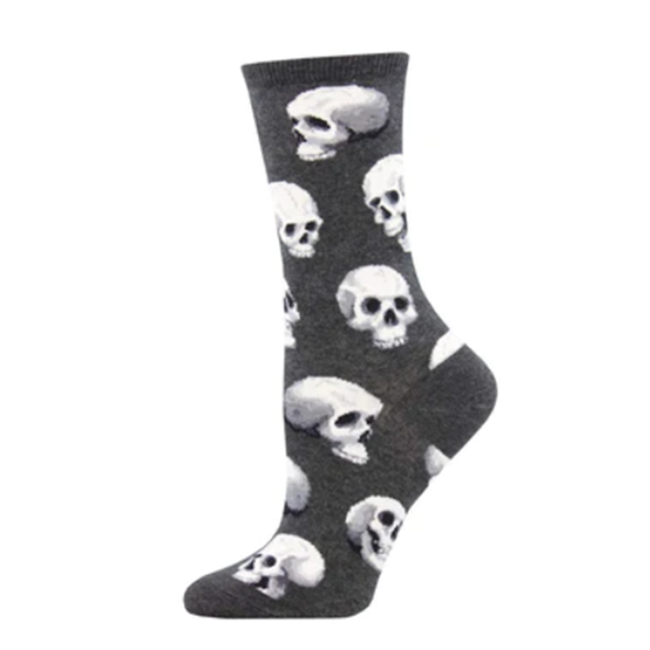 Sacred skulls Black- Ladies Crew socks
