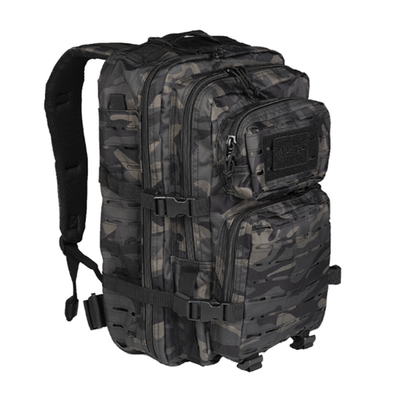 Mochila Mil-Tec Laser Cut Assault Pack - Dark Camo  36L | Dark Camo Backpack Mil-Tec Laser Cut Assault Pack