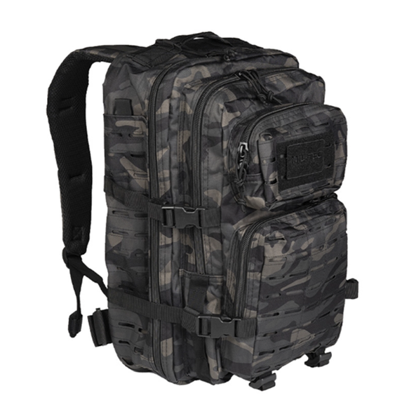 Mochila Mil-Tec Laser Cut Assault Pack - Dark Camo  36L | Dark Camo Backpack Mil-Tec Laser Cut Assault Pack