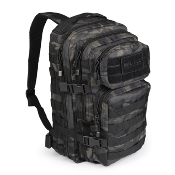 Mochila Mil-Tec MOLLE US Assault Pack Dark Camo 20L| Backpack Mil-Tec MOLLE US Assault Pack Dark Camo