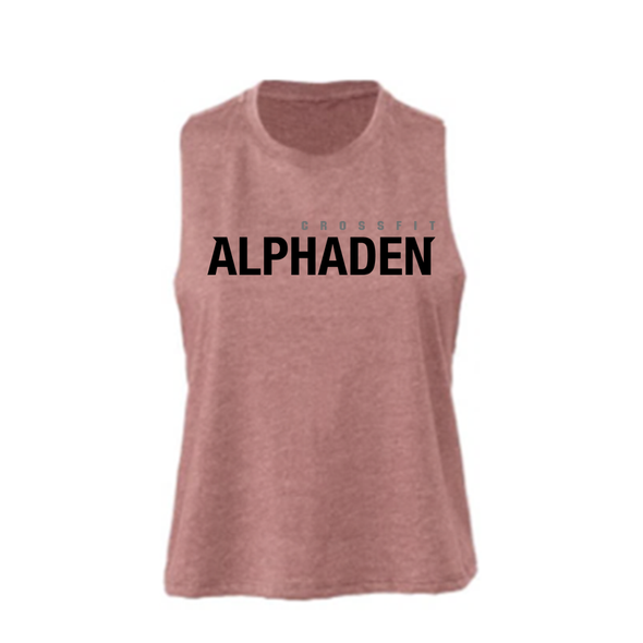 Crop Tank - CrossFit Alphaden - DESERT ROSE | Ladies Crop Tank DESERT ROSE - CrossFit Alphaden