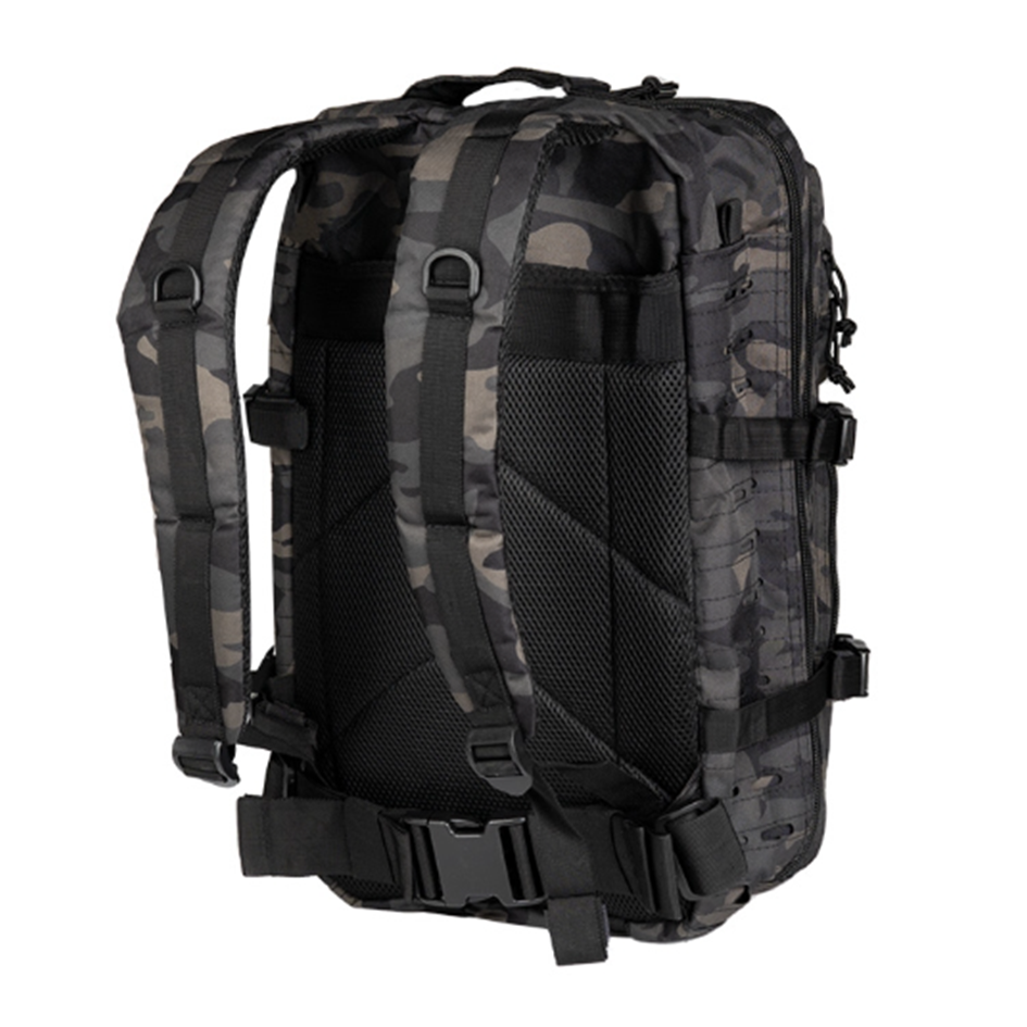 Mochila Mil-Tec Laser Cut Assault Pack - Dark Camo 36L