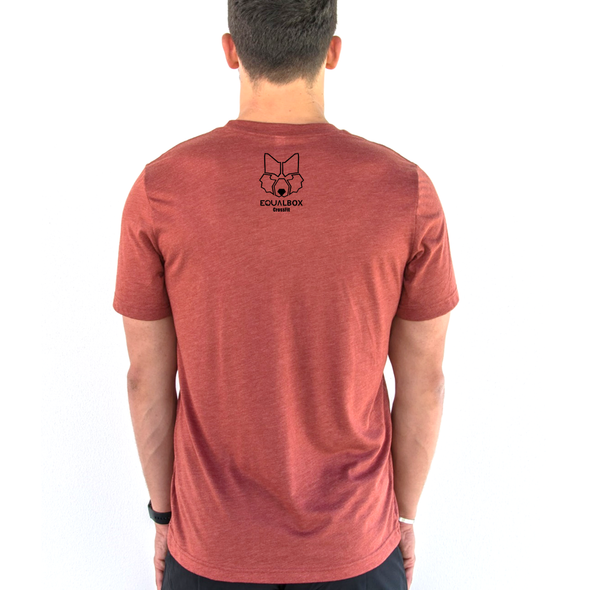 Equal Box CF Summer Edition T-Shirt - Paprika | Equal Box CrossFit Men T-Shirt - Summer Edition Paprika