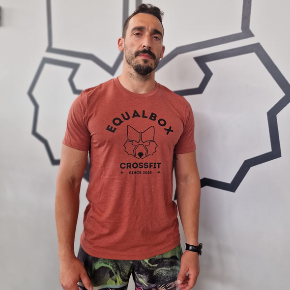 Equal Box CF Summer Edition T-Shirt - Paprika | Equal Box CrossFit Men T-Shirt - Summer Edition Paprika