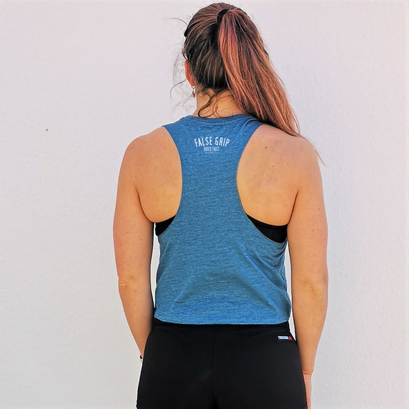 Tacos Day - Crop Tank Teal