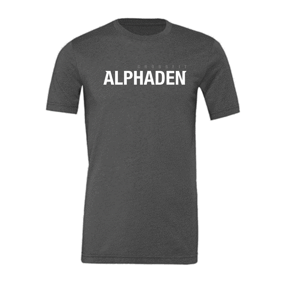 T-Shirt CrossFit Alphaden - DARK GREY