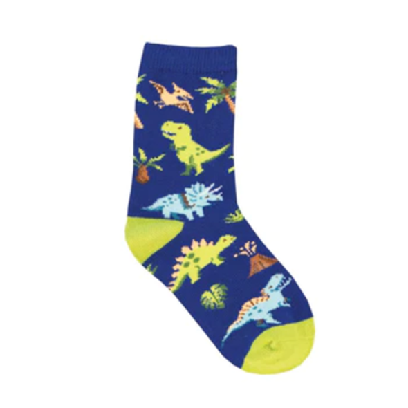 Nervous Rex - kids crew socks (2-4 anos)