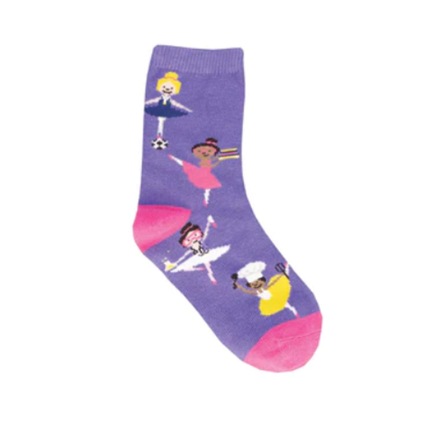 Girl power - Junior crew socks (4-7 anos)