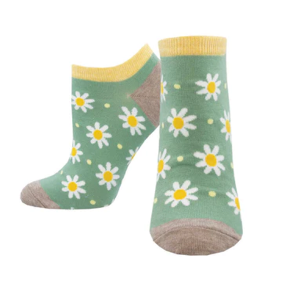 Dots & Daises - Ladies Ankle socks
