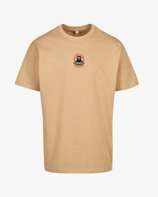 T-shirt Oversize STRONG PEOPLE – U. Bege | False Grip x TugaSox