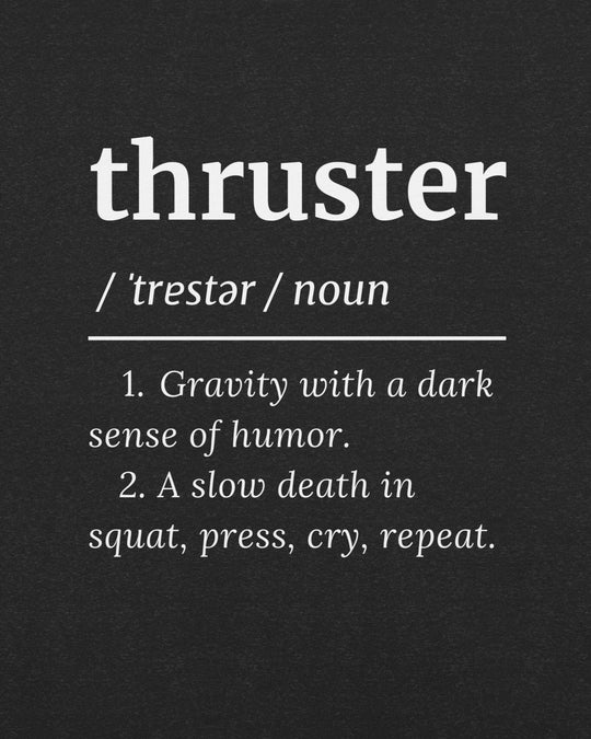 Thruster definition unisex tee design