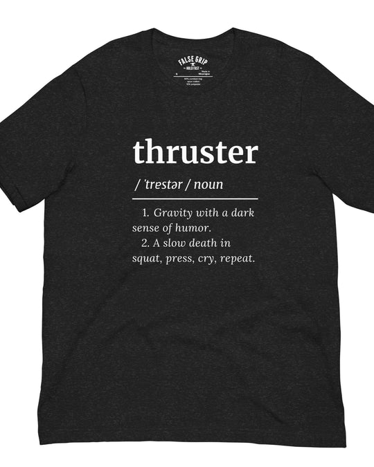 Thruster definition unisex tee front