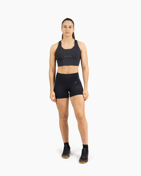 short desportivo velites holo black frente full body