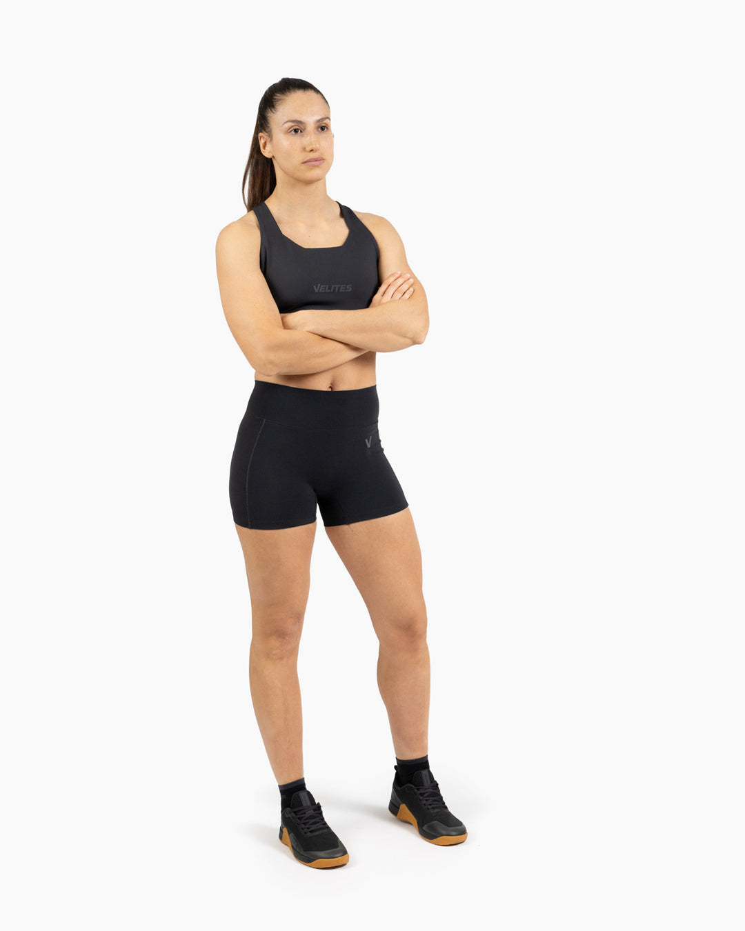 short desportivo velites holo black frente lateral