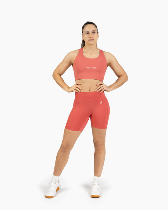 SHORTS VELITES HOLO MEDIUM RASPBERRY FRENTE FULL BODY