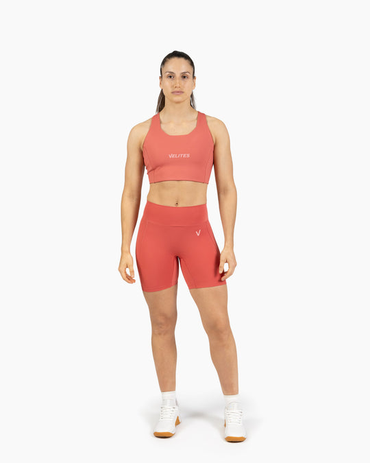SHORTS VELITES HOLO MEDIUM RASPBERRY FRENTE MODEL 