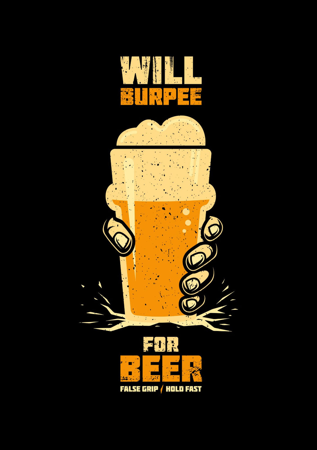 Tank WILL BURPEE FOR BEER – Black | False Grip x TugaSox