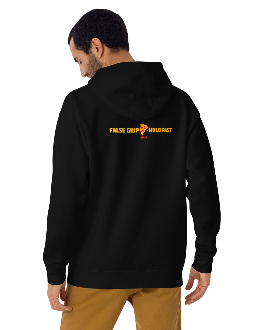 WILL LIFT FOR PIZZA HOODIE BLACK COSTAS