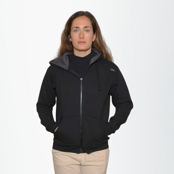 Carbon - Hoodie unissexo com fecho | Carbon - Unisex Zip-Up hoodie