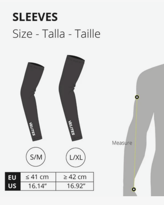 Arm Sleeves Velites | BLACK - TugaSox Fitness Store