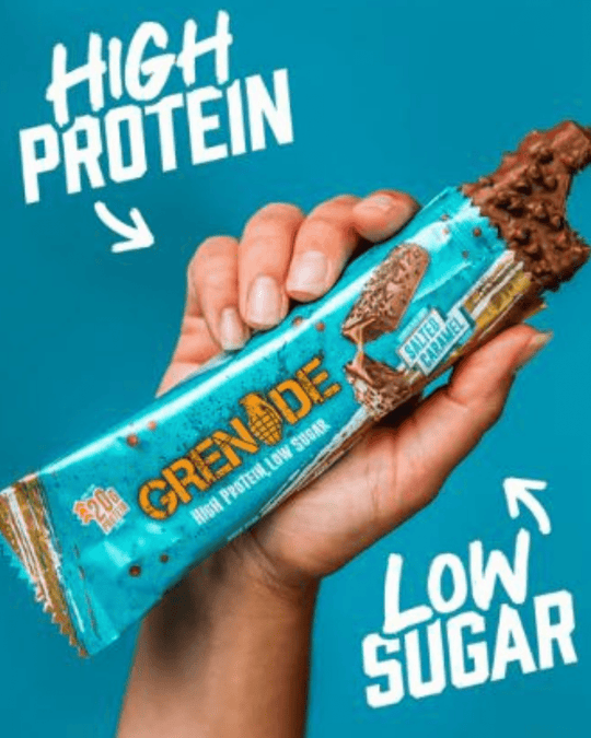Barra Proteica Grenade - 60g - Chocolate Chip Salted Caramel - TugaSox Fitness Store