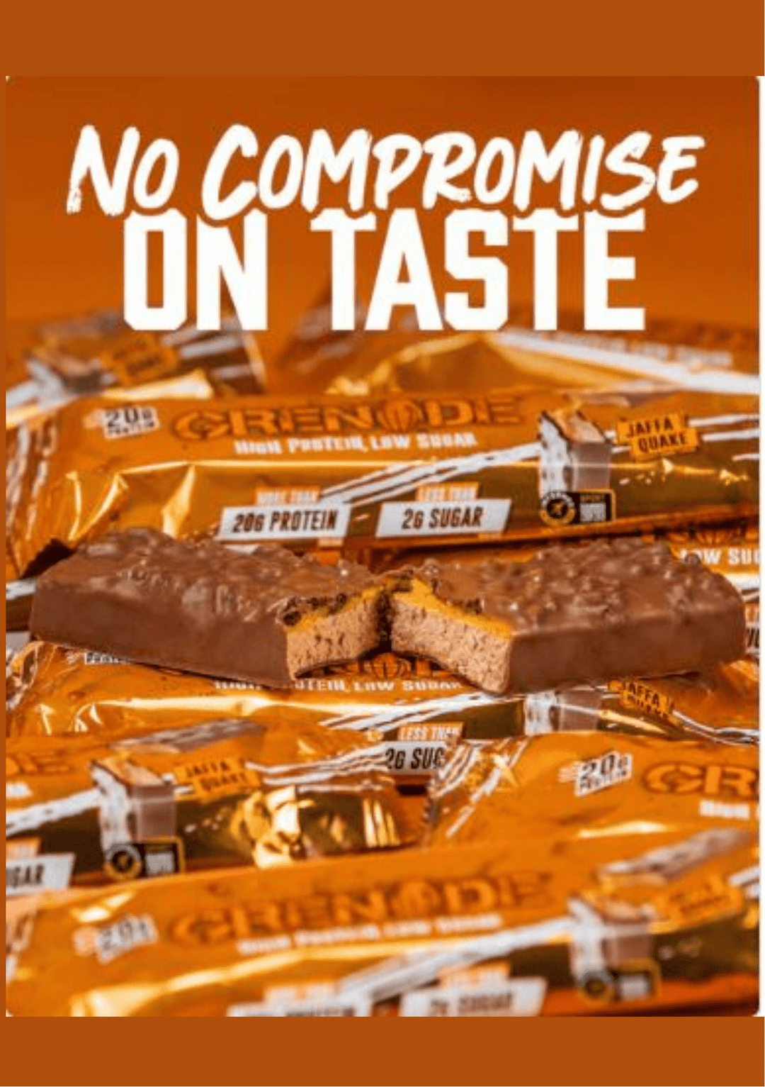 Barra Proteica Grenade - 60g - Jaffa Quake - TugaSox Fitness Store