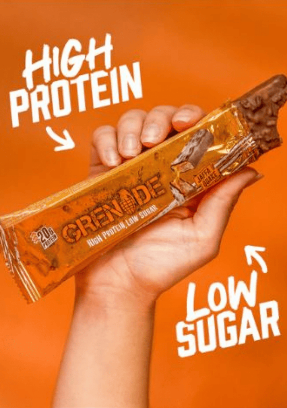 Barra Proteica Grenade - 60g - Jaffa Quake - TugaSox Fitness Store