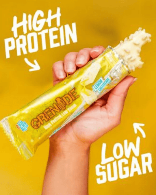 Barra Proteica Grenade - 60g - Lemon Cheesecake - TugaSox Fitness Store