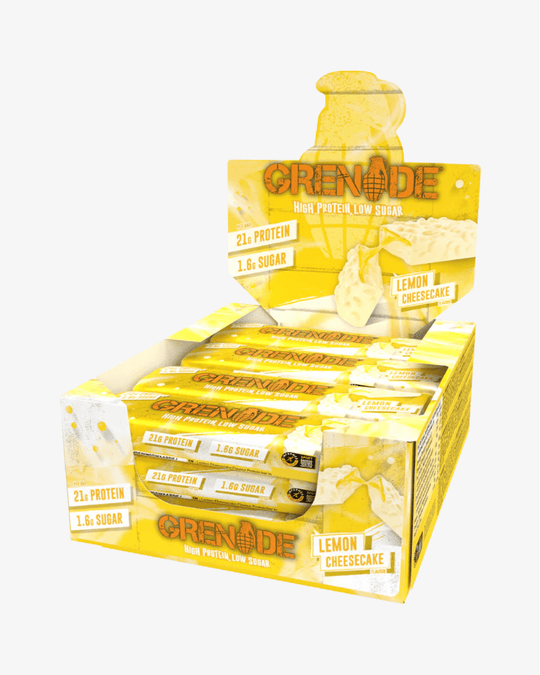 Barra Proteica Grenade - 60g - Lemon Cheesecake - TugaSox Fitness Store