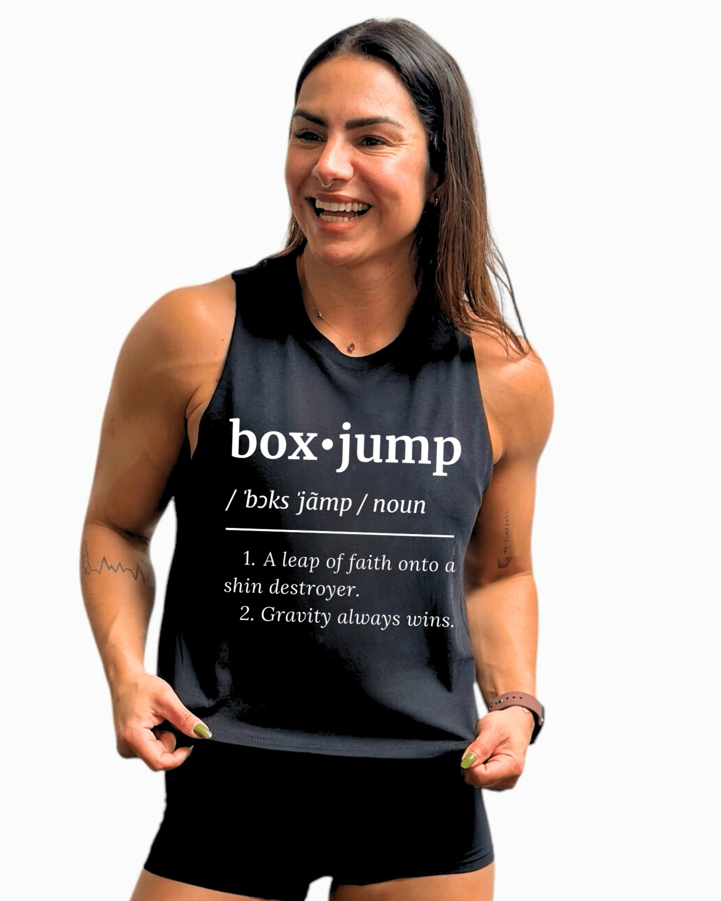 Box Jump Definition Crop tank | Cult·ionary - TugaSox Fitness Store