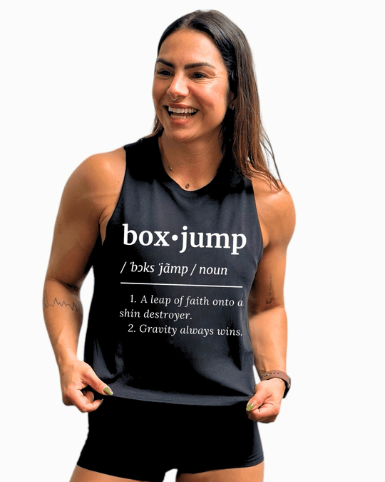 Box Jump Definition Crop tank | Cult·ionary - TugaSox Fitness Store