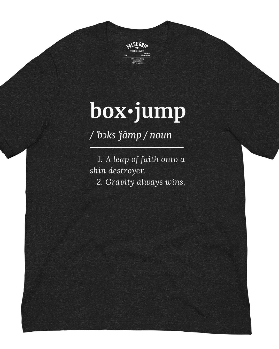 box jump definition unisex tee 