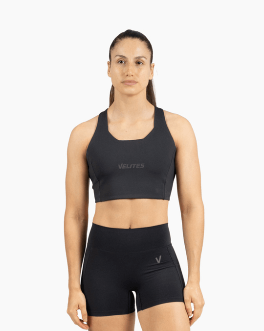 Bra Velites HOLO High Neck – Black - TugaSox Fitness Store