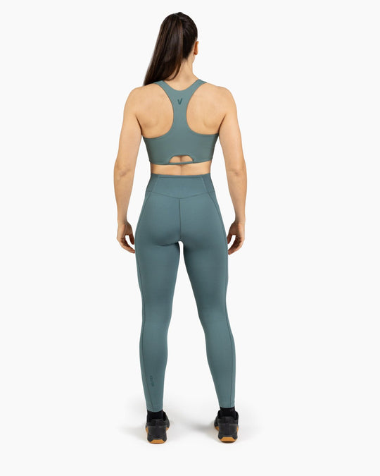 Bra Velites HOLO High Neck – Pine Green - TugaSox Fitness Store