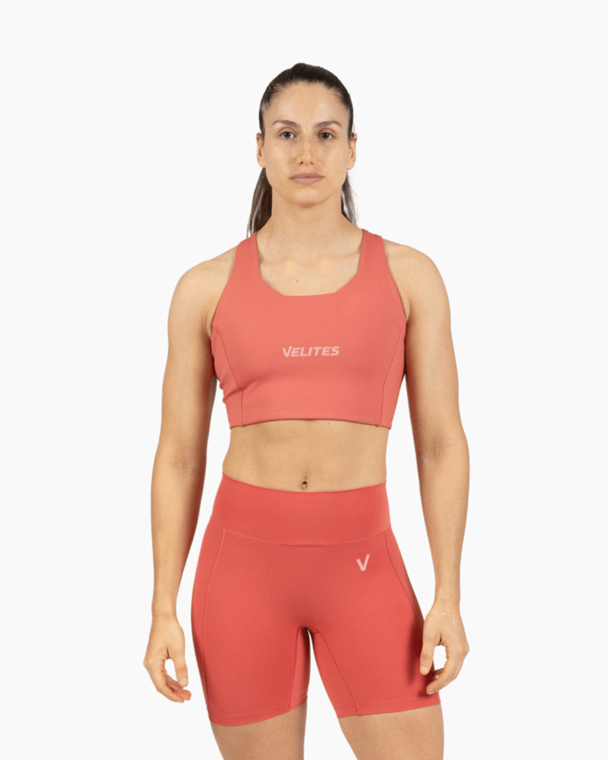 Bra Velites HOLO High Neck – Raspberry - TugaSox Fitness Store