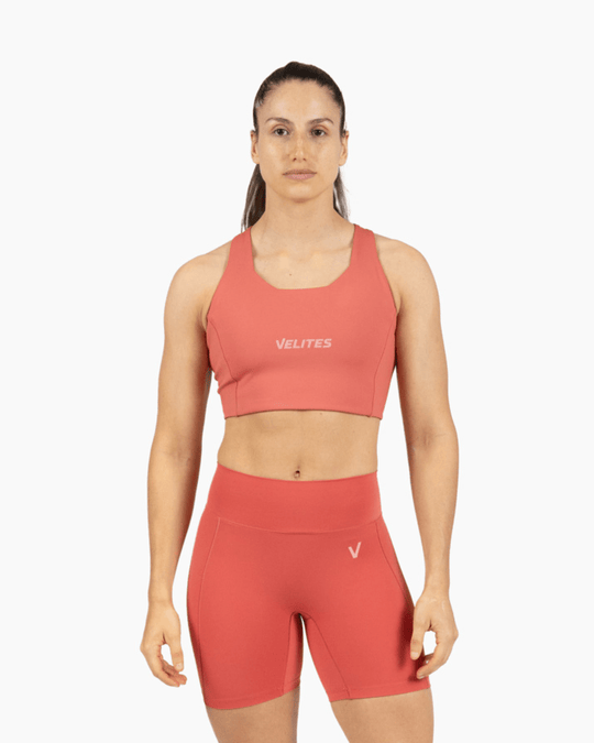 Bra Velites HOLO High Neck – Raspberry - TugaSox Fitness Store