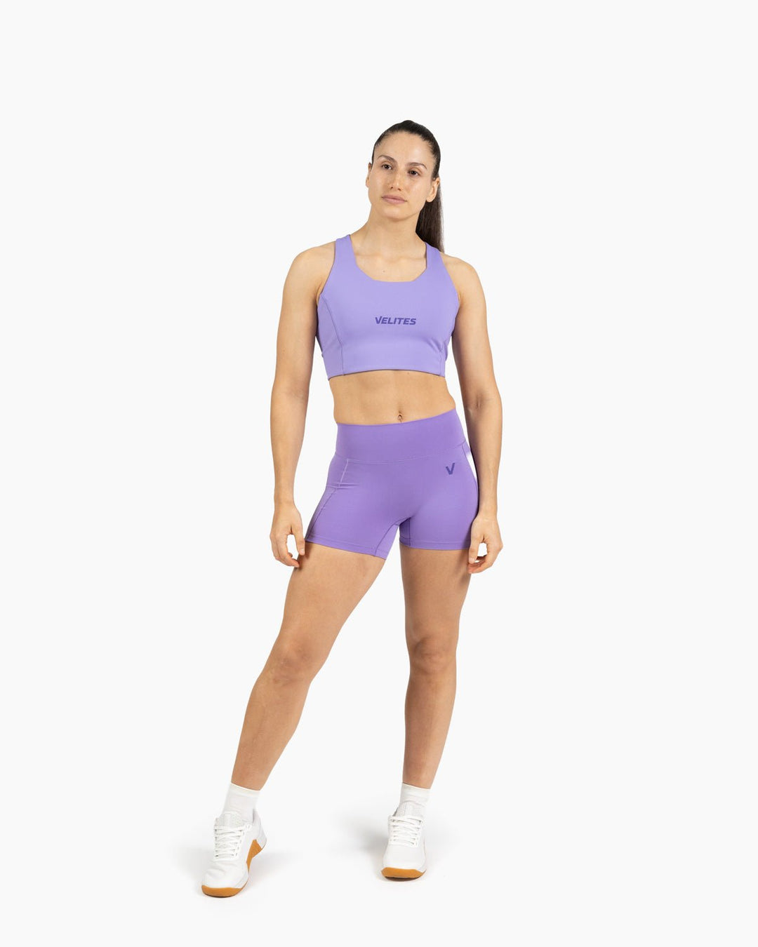 Bra Velites HOLO High Neck – Wisteria - TugaSox Fitness Store