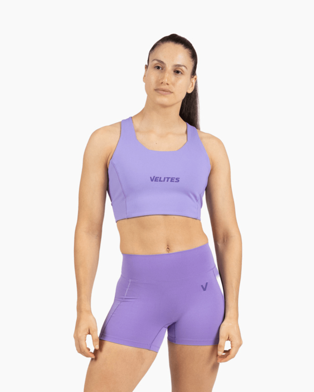 Bra Velites HOLO High Neck – Wisteria - TugaSox Fitness Store